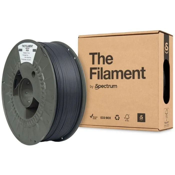 Пластик для 3D-принтера The Filament ASA 1.75mm 1kg Grey, Slate (TF-24213) изображение 3
