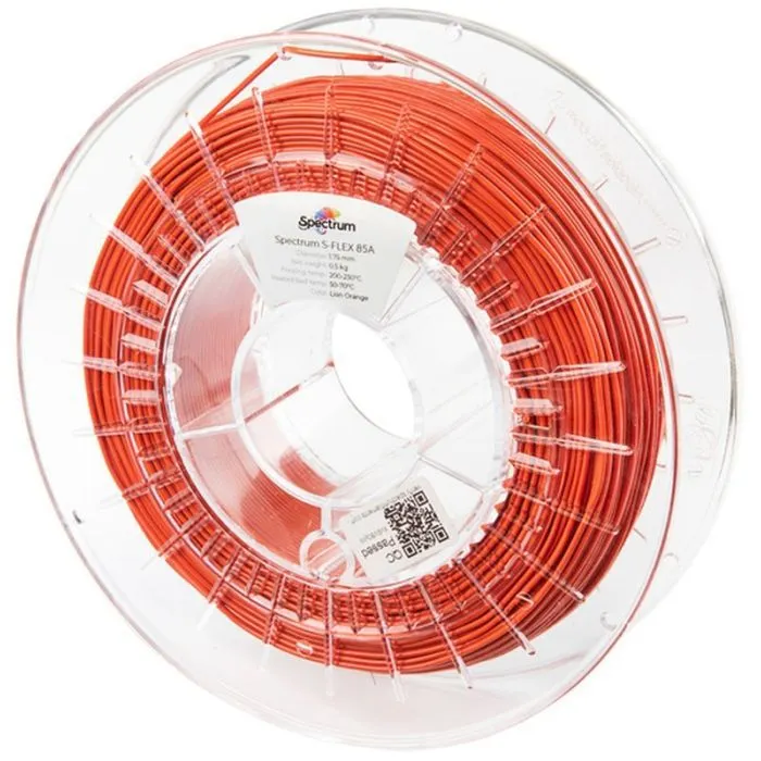 Пластик для 3D-принтера Spectrum S-Flex 85A 1.75mm 0.5kg Orange, Lion (80576)
