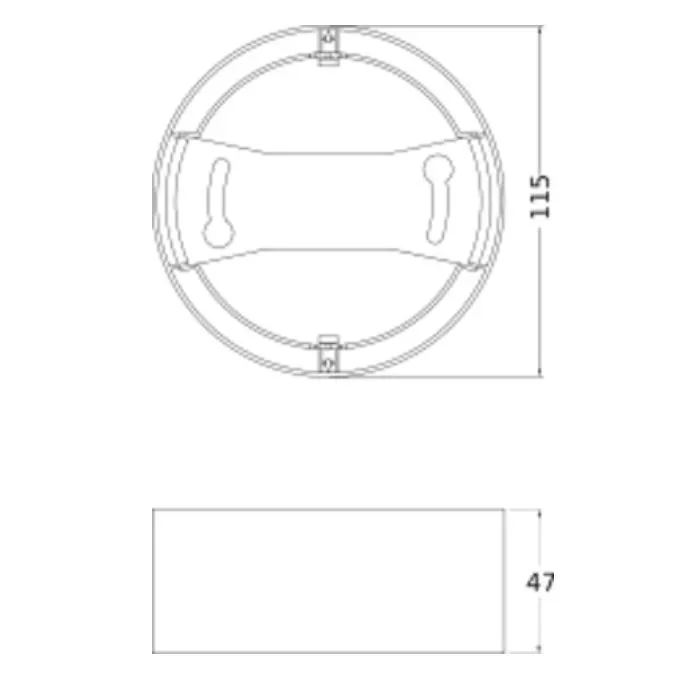 Світильник LEDVANCE DL IP44 DN 115 8W 840 920LM WT (4099854561245) зображення 5
