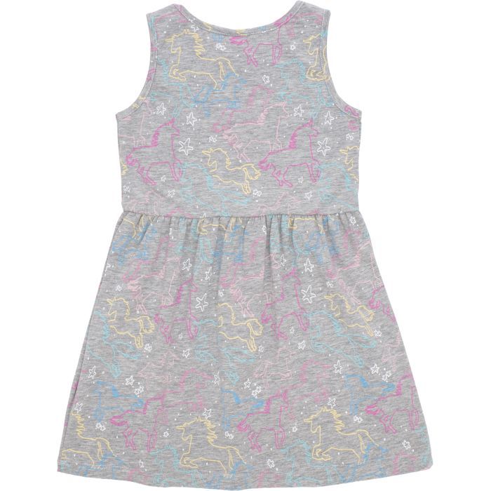 Платье детское Lovetti трикотажное (5758-70-110G-gray) изображение 5