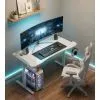 Комп'ютерний стіл GT Racer T-1452 White (T-1452 (140x60x73) White) зображення 4
