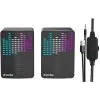 Акустическая система ColorWay SoundWave 2.0 RGB USB Black (CW-SPU06BK) изображение 2