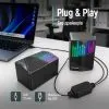 Акустическая система ColorWay SoundWave 2.0 RGB USB Black (CW-SPU06BK) изображение 8