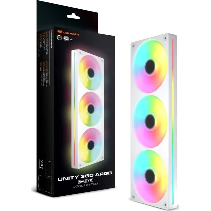 Система жидкостного охлаждения Cougar UNITY 360-FW ARGB изображение 5