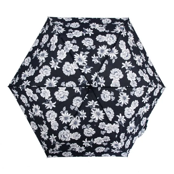 Парасоля Fulton L340 Miniflat-2 Black and White Floral (L340-037744) зображення 2
