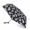 Парасоля Fulton L340 Miniflat-2 Black and White Floral (L340-037744)