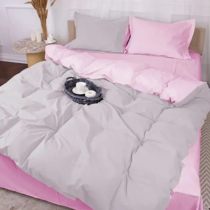 Постільна білизна MirSon Poplin Line 018 + 054 Richelle 160 x 220 (2200006282785)