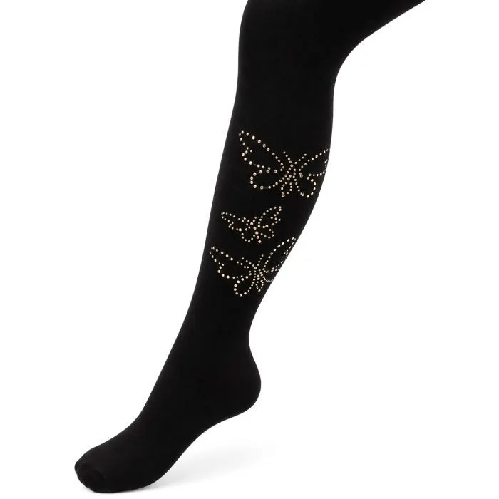Колготки детские BNM со стразами (M0C0302-1038-3G-black)