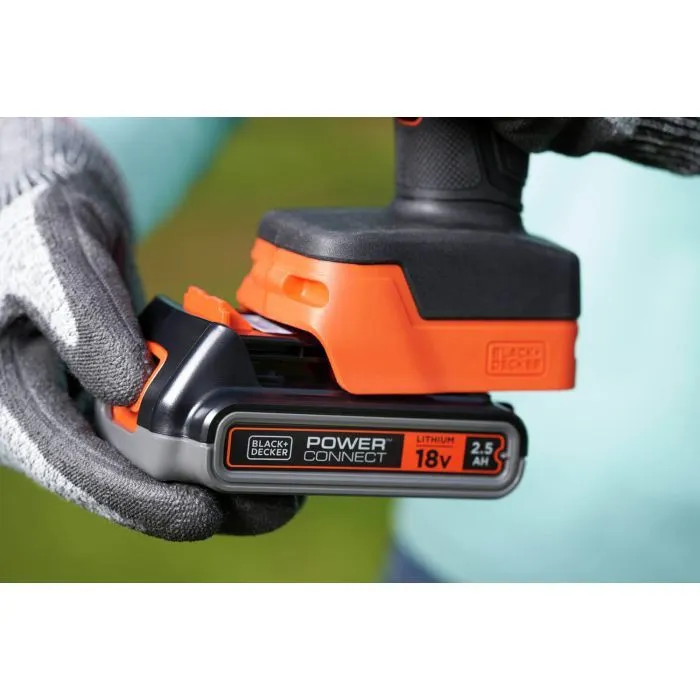 Секатор Black&Decker 18V, 2Ah, чистый срез 25мм (без АКБ и ЗУ) (BCPP18B) изображение 7