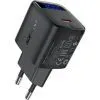 Зарядное устройство Acefast USB-C 30W GaN with digital display black (6974316284444)