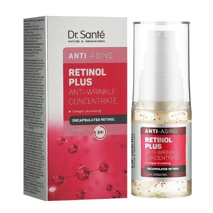 Сироватка для обличчя Dr. Sante Retinol Plus Anti-Wrinkle Concentrate 30 мл (5901845506601) зображення 2