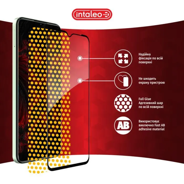 Скло захисне Intaleo Full Glue ZTE Blade V50 Design Black (1283126620706) зображення 7
