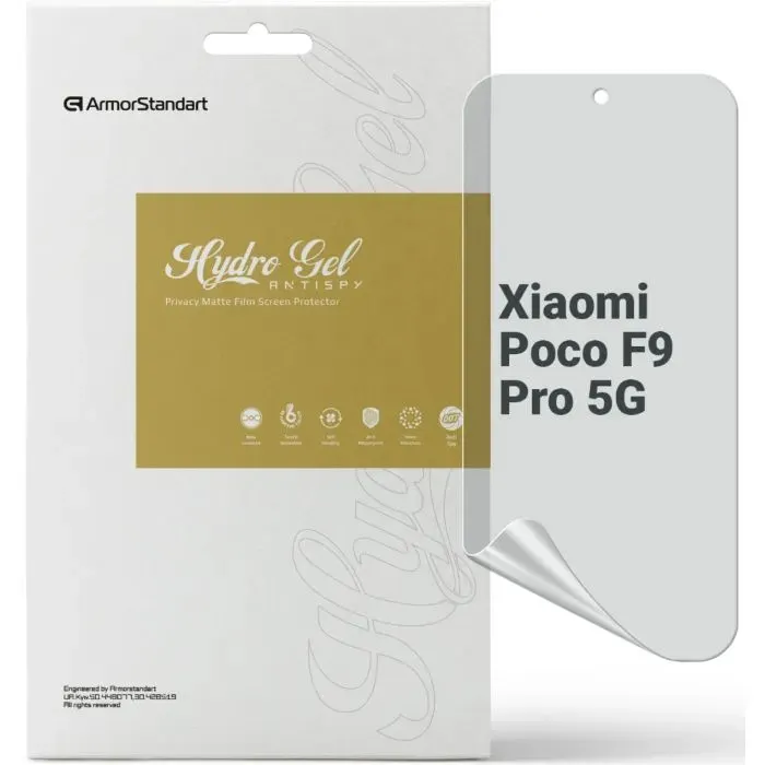 Плівка захисна Armorstandart Anti-spy hydrogel Xiaomi Poco F9 Pro 5G (ARM92672)