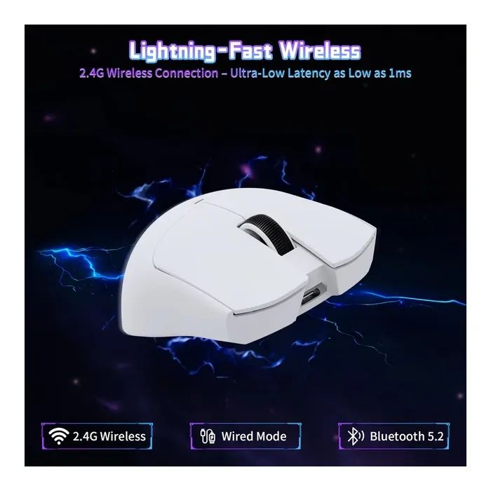 Мишка Attack Shark X11SE Wireless/Bluetooth Black (X11SEB_AS) зображення 4