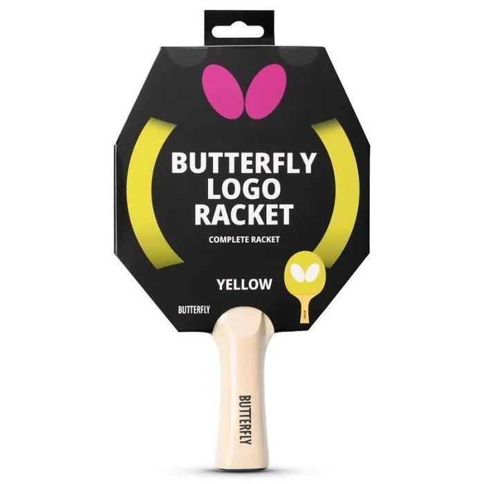 Ракетка для настільного тенісу Butterfly Logo Racket Yellow FL (6017873502) (932194) зображення 2