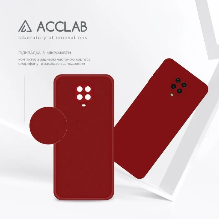 Чохол до мобільного телефона ACCLAB SoftShell Xiaomi Redmi Note 9S Red (1283126587450) зображення 5