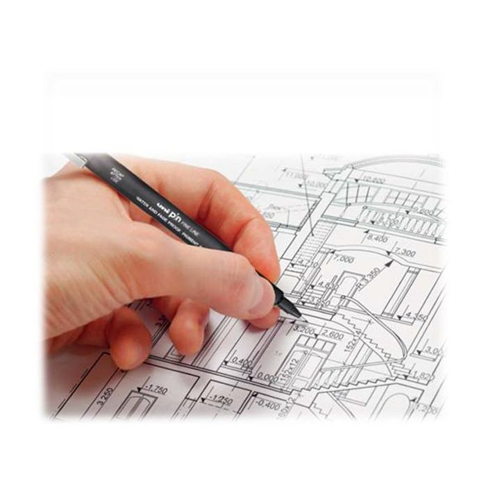 Лайнер UNI 0.5мм fine line (PIN05-200.Black) зображення 2