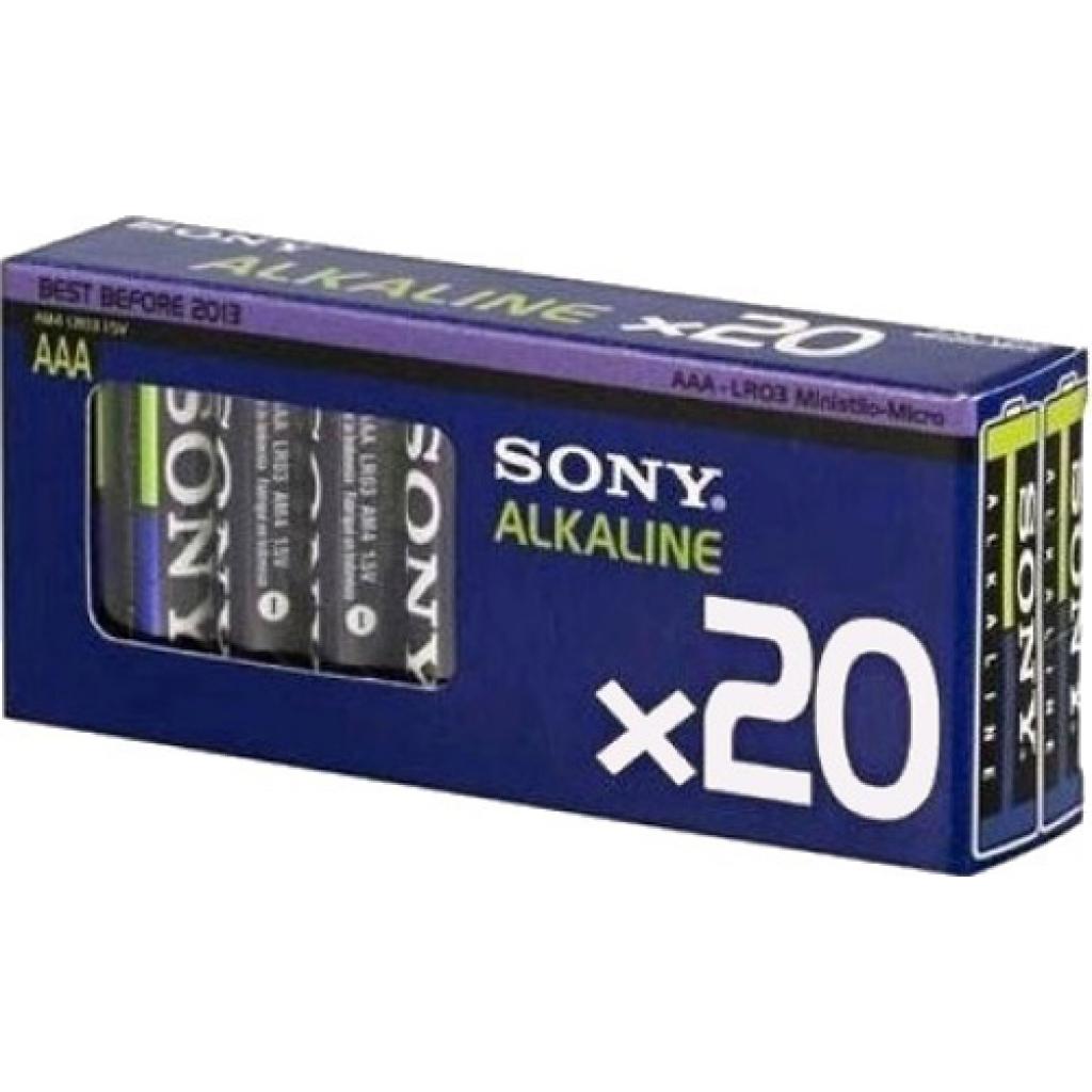 Батарейка Sony LR03 SONY Alkaline * 20 (AM4M20X)