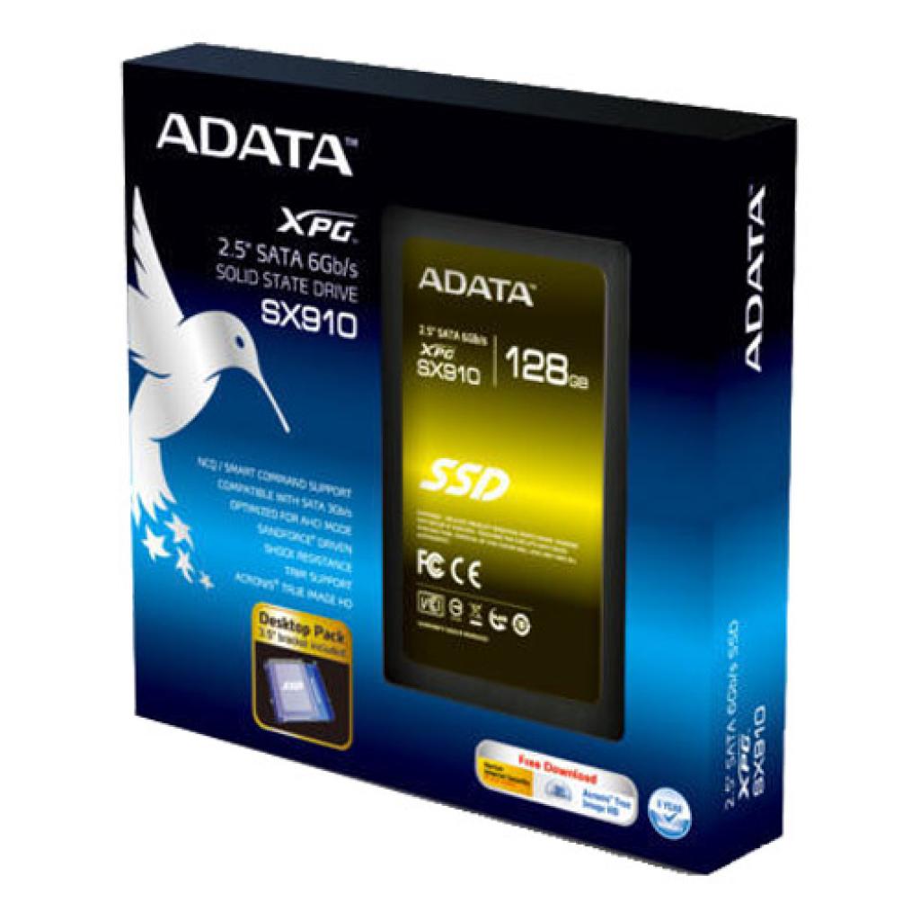 Накопичувач SSD 2.5" 128GB ADATA (ASX910S3-128GM-C) зображення 2
