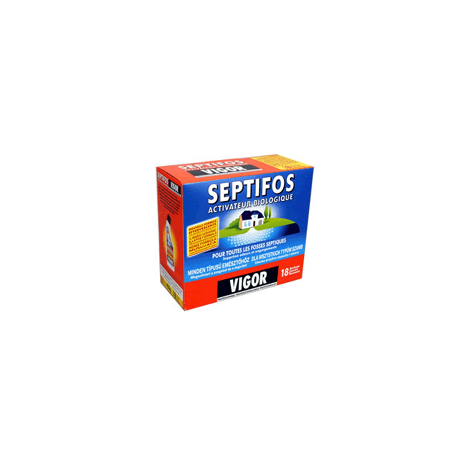 Средство для выгребных ям Septifos 18 пакетиков (5999551690905)