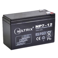 Фото - Батарея для ИБП Matrix Батарея до ДБЖ  12V 7AH  NP7-12 (NP7-12)
