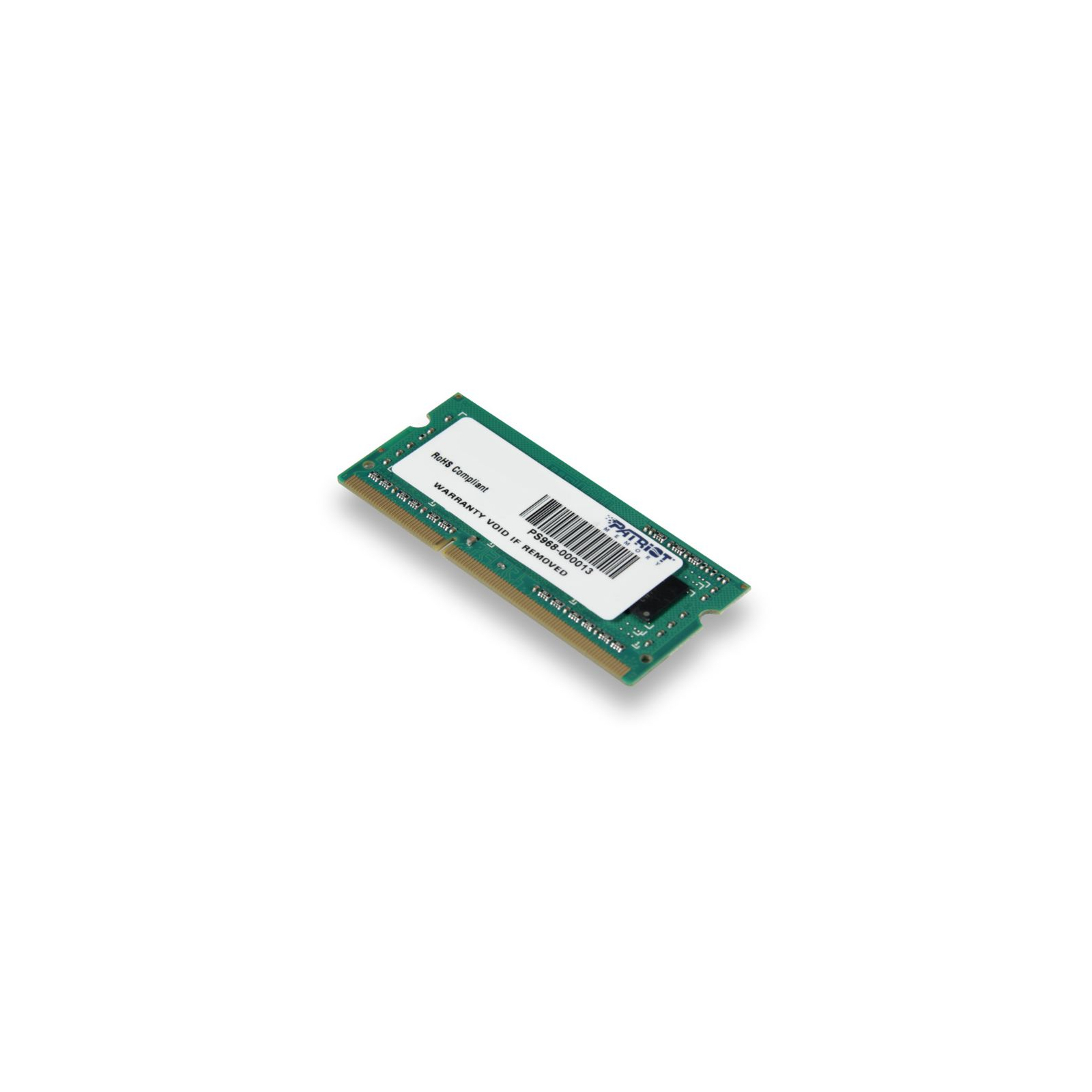 Модуль памяти для ноутбука SoDIMM DDR3 4GB 1333 MHz Patriot (PSD34G133381S) изображение 2