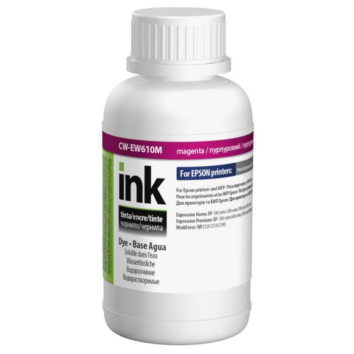 Чернила ColorWay Epson XP103/600 200 ml Magenta (CW-EW610M02)