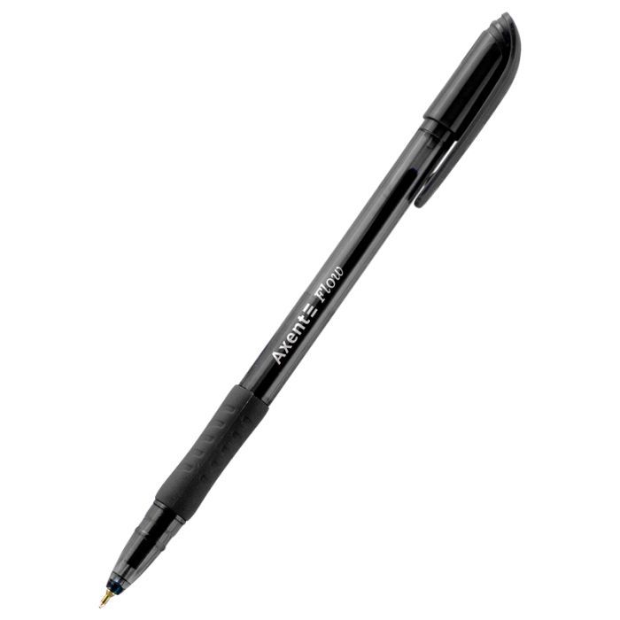 Ручка масляная Axent Flow, black (AB1054-01-А)