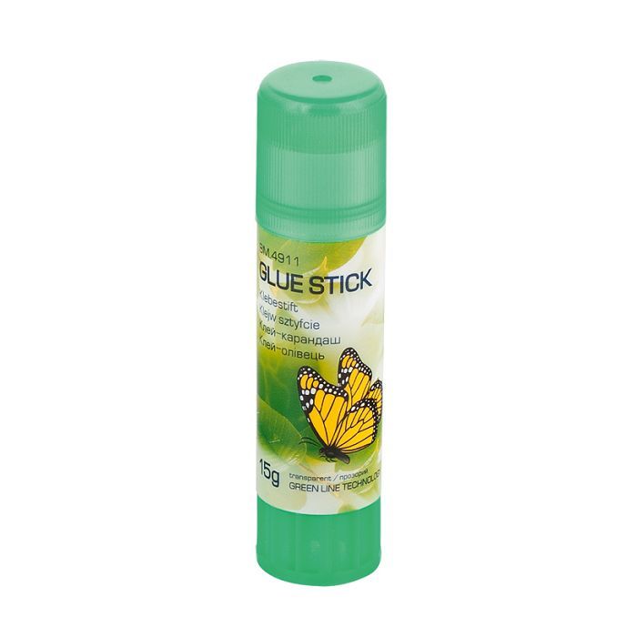 Клей Buromax Glue stick 15г, PVP, transparent (BM.4911)