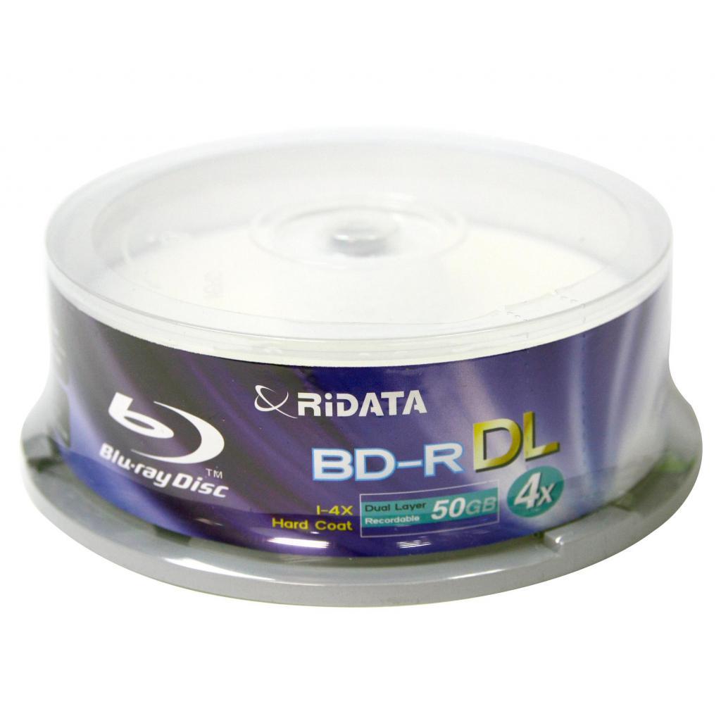 Диск BD RIDATA BD-R 50 Gb 6x Cake 25 pcs Printable (fullface) (90P7A3JRDA002)