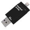USB флеш накопитель PhotoFast 64GB i-Flashdrive EVO Plus Black USB3.0-microUSB/Lightning (EVOPLUS64GBU3) изображение 3