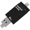 USB флеш накопитель PhotoFast 64GB i-Flashdrive EVO Plus Black USB3.0-microUSB/Lightning (EVOPLUS64GBU3) изображение 4
