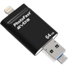 USB флеш накопитель PhotoFast 64GB i-Flashdrive EVO Plus Black USB3.0-microUSB/Lightning (EVOPLUS64GBU3) изображение 6