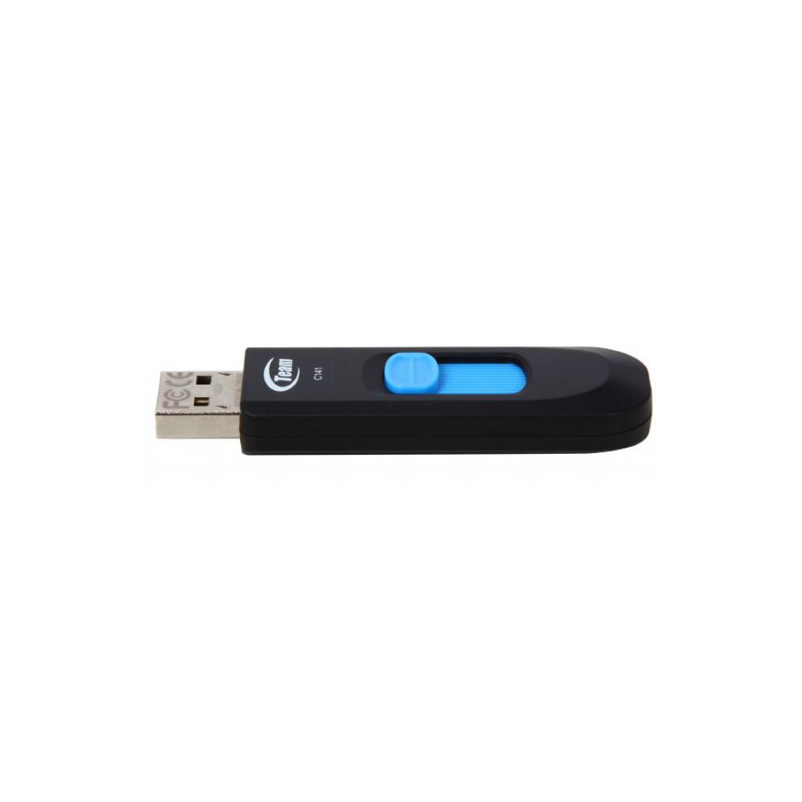 USB флеш накопитель Team 16GB C141 Blue USB 2.0 (TC14116GL01) изображение 3