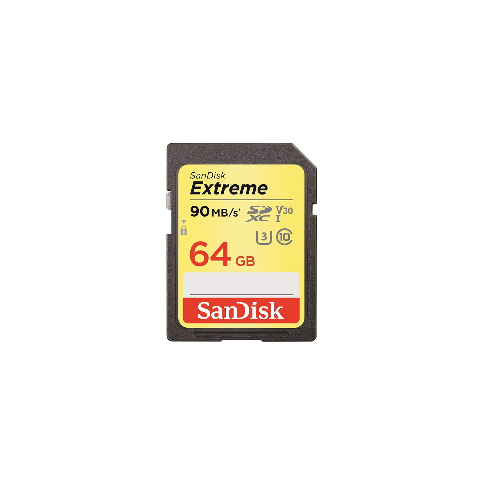 Карта памяти SanDisk 64GB SDXC class 10 UHS-I U3 4K Extreme (SDSDXVE-064G-GNCIN)