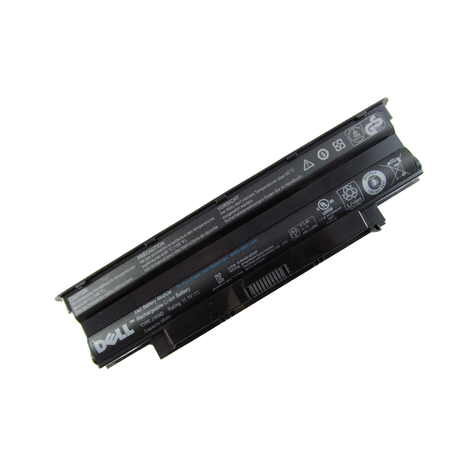 Акумулятор до ноутбука Dell Inspiron 13R J1KND 4400mAh (48Wh) 6cell 11.1V Li-ion (A41622) зображення 2
