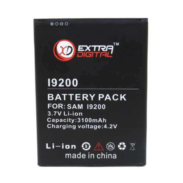 Аккумуляторная батарея Extradigital Samsung GT-i9200 Galaxy Mega (3100 mAh) (BMS1149)