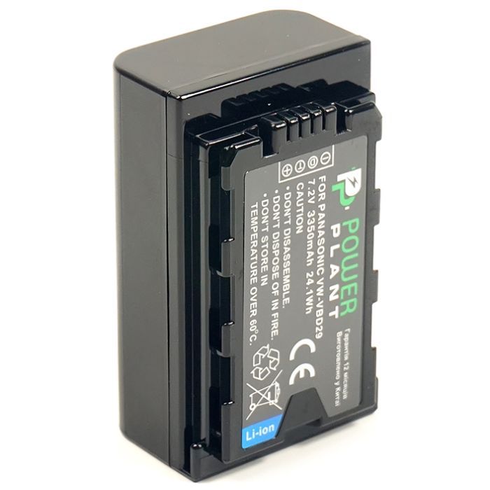Аккумулятор к фото/видео PowerPlant Panasonic VW-VBD29, 3350mAh (CB970070)
