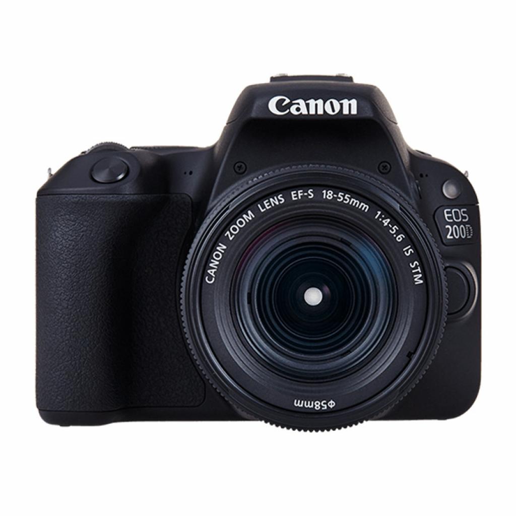 Цифровой фотоаппарат Canon EOS 200D 18-55 IS STM Black Kit (2250C017) изображение 2