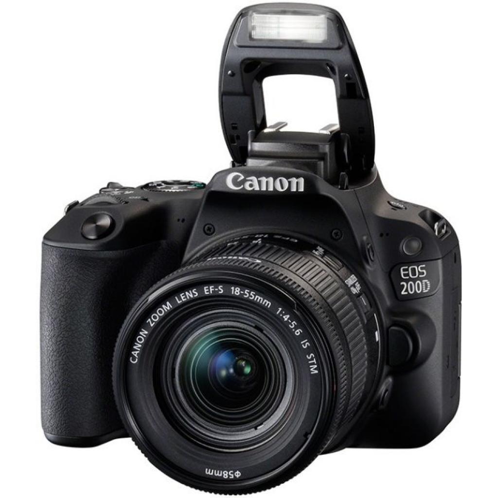 Цифровой фотоаппарат Canon EOS 200D 18-55 IS STM Black Kit (2250C017) изображение 8
