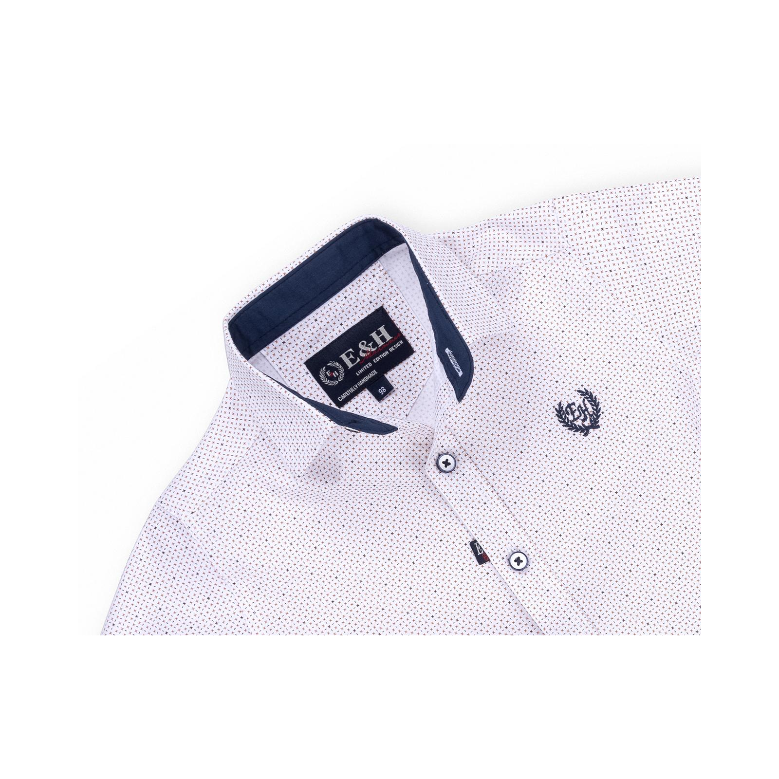 Рубашка E&H с мелким рисунком (G-257-110B-beige) изображение 3