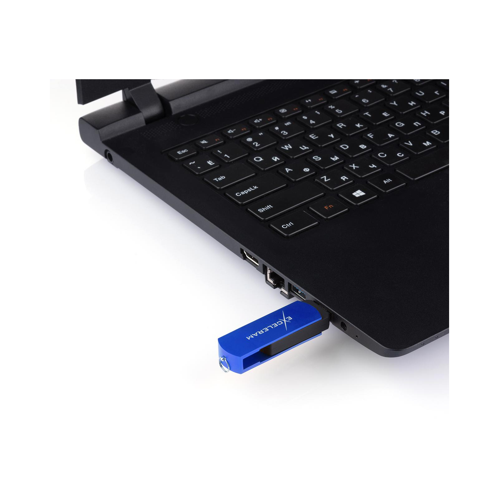 USB флеш накопитель eXceleram 16GB P2 Series Blue/Black USB 2.0 (EXP2U2BLB16) изображение 7