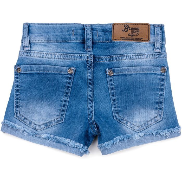 Шорти дитячі Breeze джинсові з намистинами (20139-116G-blue) зображення 2