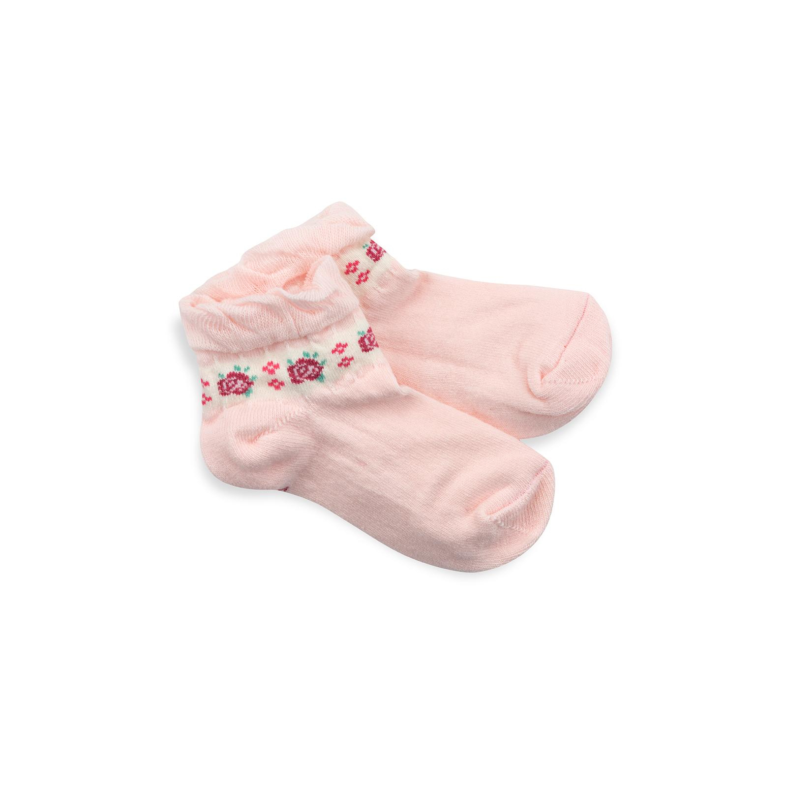 Шкарпетки дитячі UCS Socks з квіточками (M0C0101-1186-1-3G-beige) зображення 2