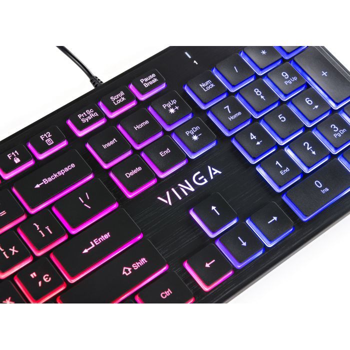 Клавіатура Vinga KB410 White зображення 6