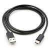 Дата кабель USB 2.0 AM to Type-C 1m stainless steel black Vinga (VCPDCTCSSJ1BK) изображение 2