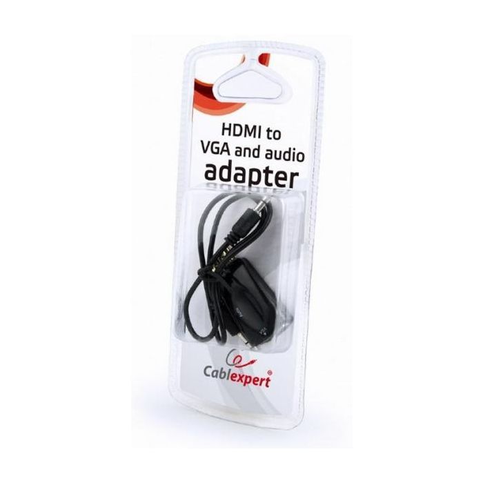 Перехідник HDMI в VGA и стерео-аудио Cablexpert (AB-HDMI-VGA-02) зображення 3