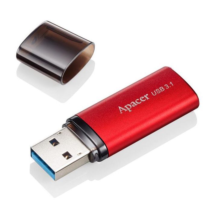 USB флеш накопитель Apacer 64GB AH25B Red USB 3.1 Gen1 (AP64GAH25BR-1) изображение 3