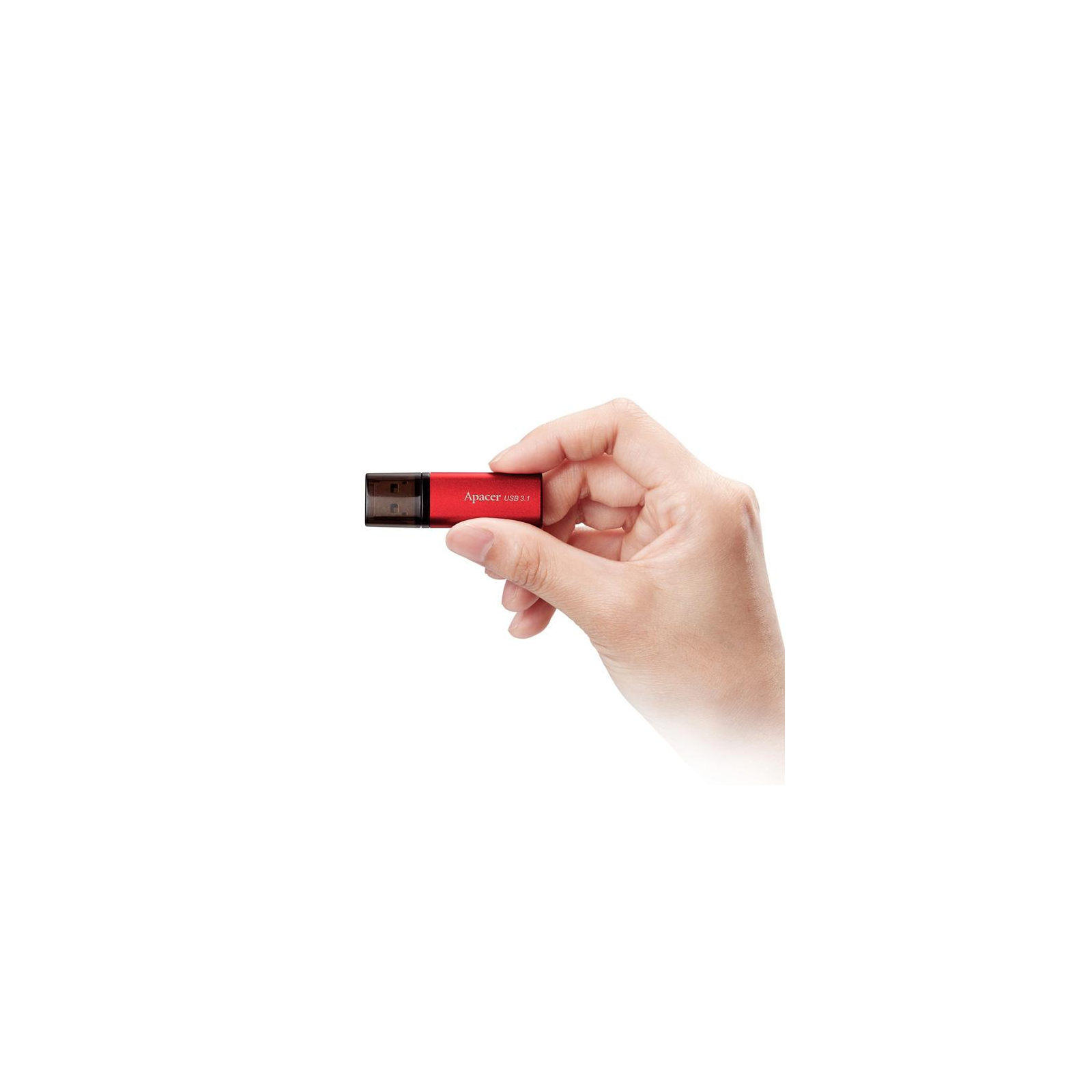 USB флеш накопитель Apacer 32GB AH25B Red USB 3.1 Gen1 (AP32GAH25BR-1) изображение 4