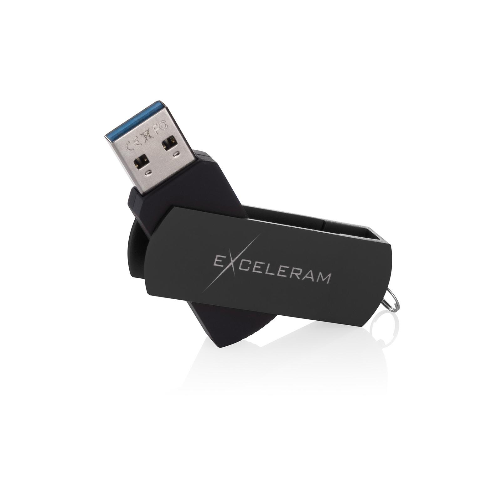 USB флеш накопичувач eXceleram 128GB P2 Series Gold/Black USB 3.1 Gen 1 (EXP2U3GOB128) зображення 3